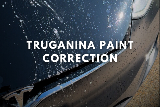 Vehicle in Truganina undergoing thorough decontamination before expert paint correction for a flawless finish.