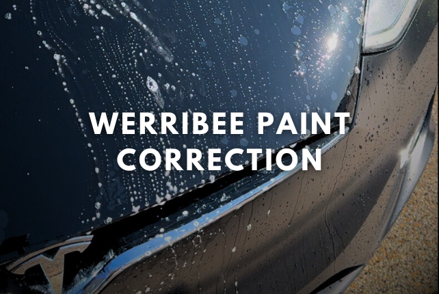 Vehicle in Werribee undergoing thorough decontamination before expert paint correction for a flawless finish.